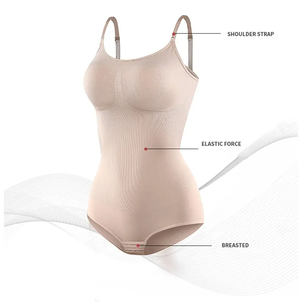 Women Body Shaper Seamless Shapewear Bodysuit Tummy Control Butt Lifter Invisible Under Dress Slimming Strap Thong Underwear