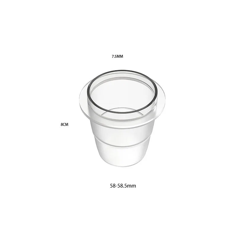 Clear Espresso Coffee Dosing Cup & Brewing Bowl - Barista Accessories