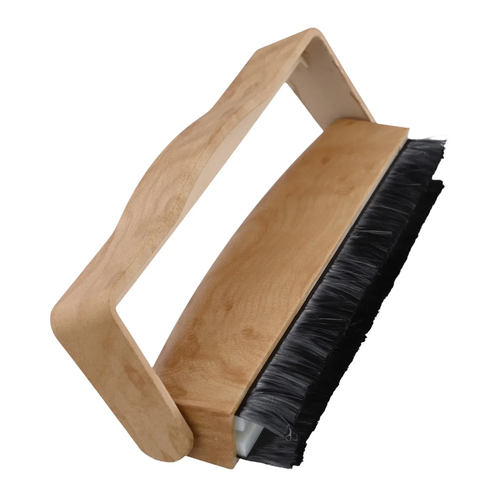 Vinyl Record Player Cleaning Brush Wooden Brush Clean Anti-Static Velvet For CD/LP Turntable Cleaning