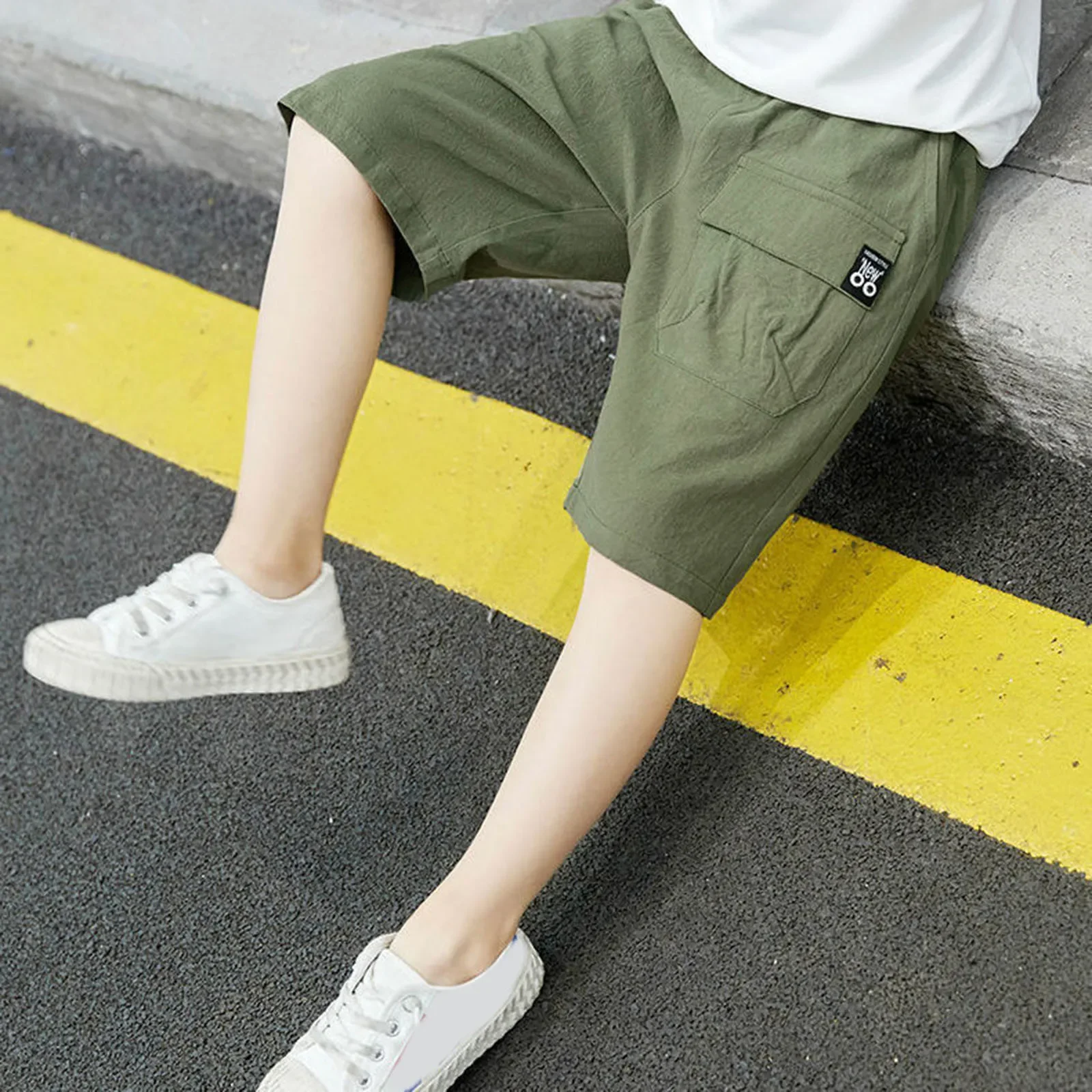 Boys’ Cotton Pocket Shorts 3