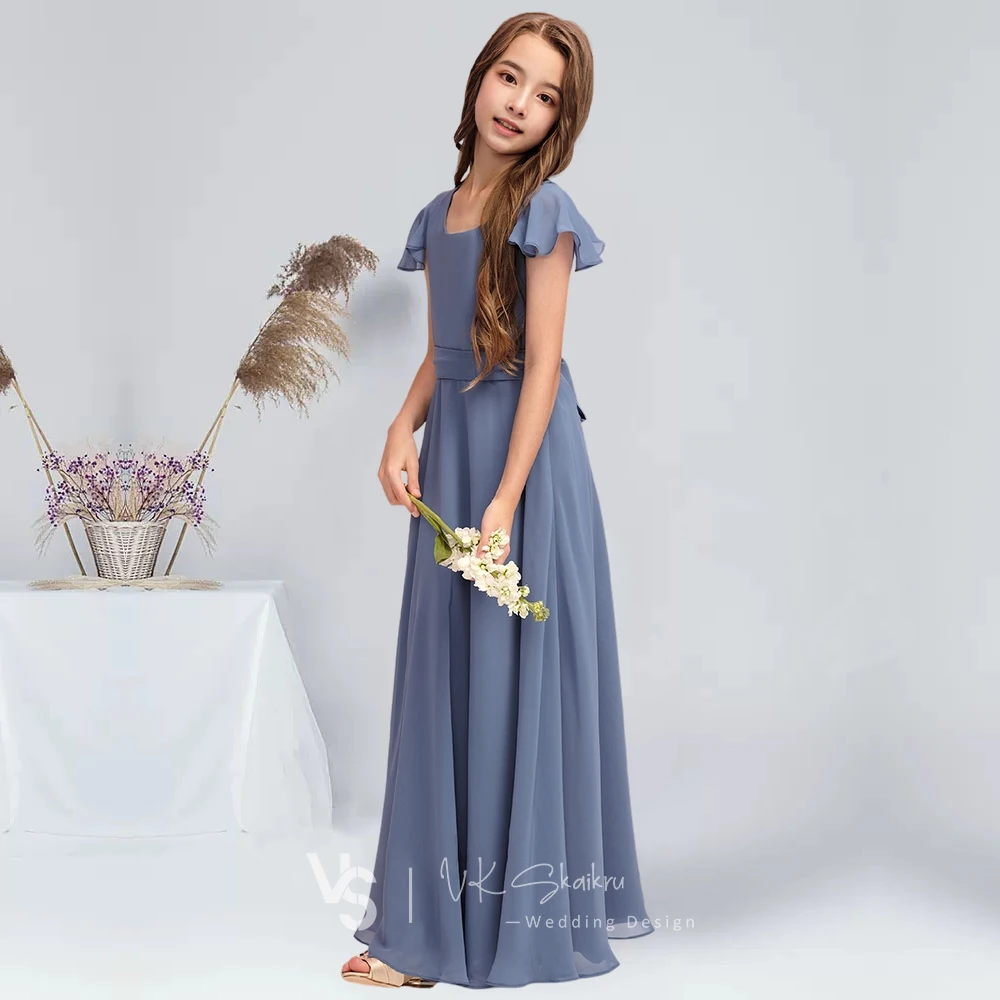 Robe D'été Fille Reiacy Manches Courtes Licorne - 90% Polyester, 10% élasthanne - Coupe Ample, Genoux, Pour 2 à 8 Ans