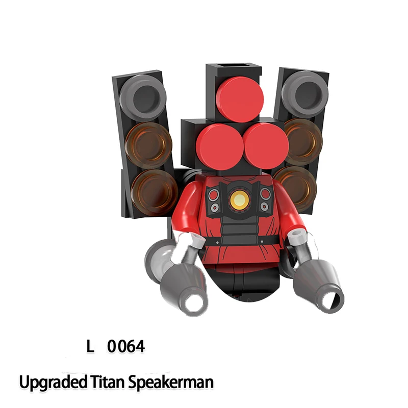 New Toilet Man Series Super Titan Tv Man Sound Man Monitor Man Puzzle Block Giocattoli Per Bambini Mini Action Figure