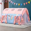 Large Kids Play House Tent With Window Portable Children Bed Tent For Boys Girls Indoor Play Game House Castle 1