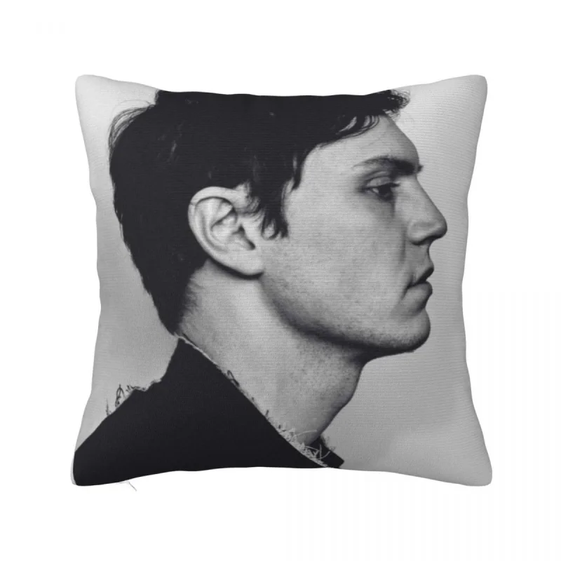

Evan Peters Pillowcase Printing Polyester Cushion Cover Decorative Cute Actor Movie cool Pillow Case Cover Home Square 45*45cm