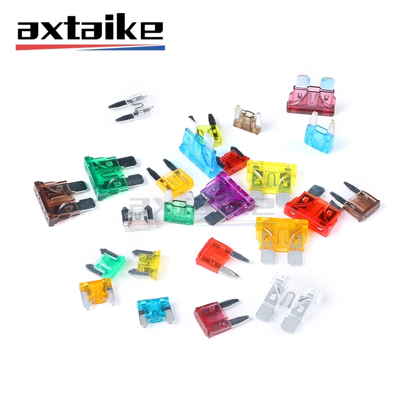 10PCS Fuses Mini Small Medium Car Fuse 1A 2A 3A 4A 5A 7.5A 10A 15A 20A 25A 30A 35A Amp Clip Fuse Inser For Car Truck 150pcs assortment car mini blade fuses 2a 3a 5a 7a 10a 15a 20a 25a 30a 35a 40a for vehicle motorcycle boat truck