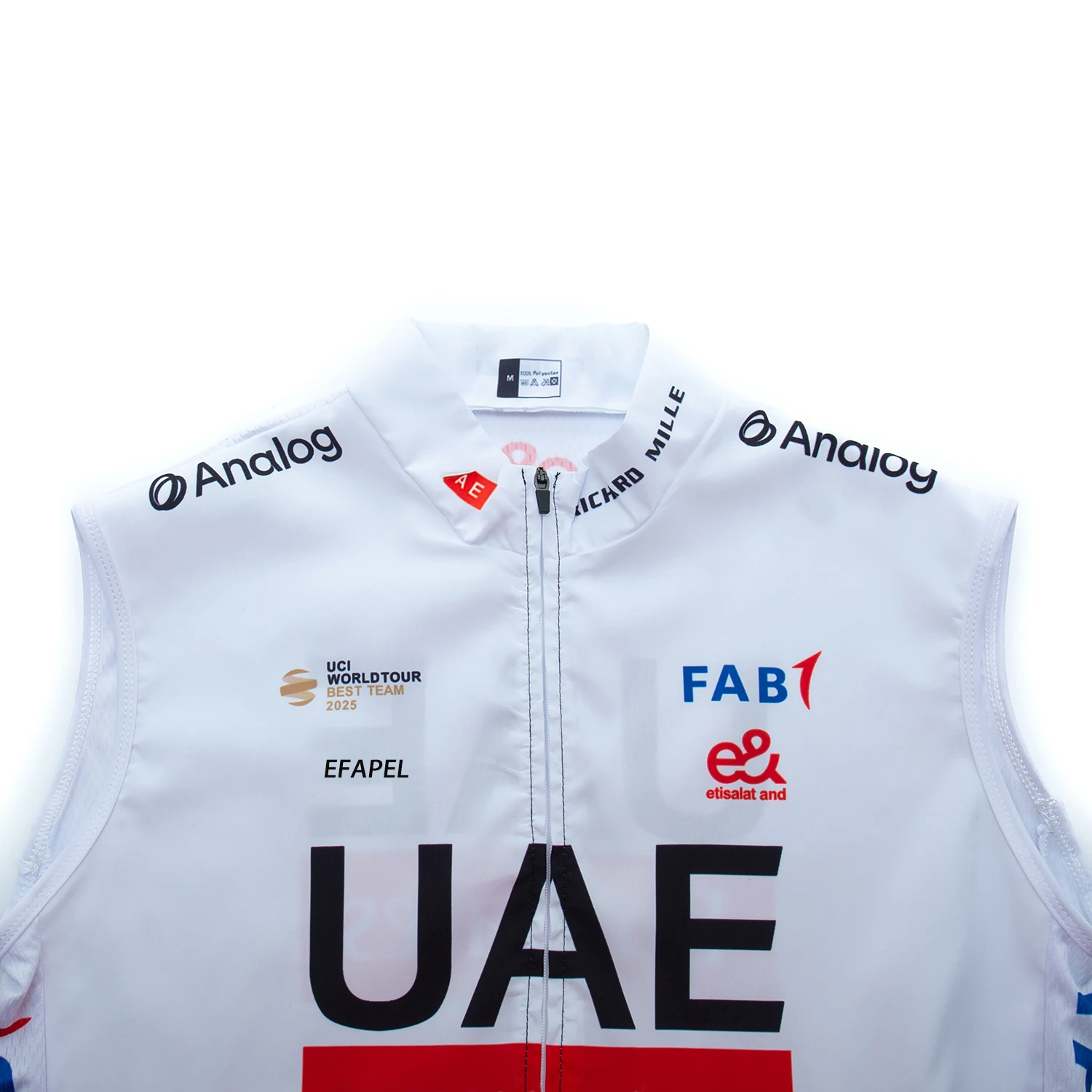 New Gold 2025 UAE Cycling Jersey Summer Windbreaker Men Women Bike Vest Maillot Ropa Ciclismo Team Pro Bicycle Tshirt Clothing 3
