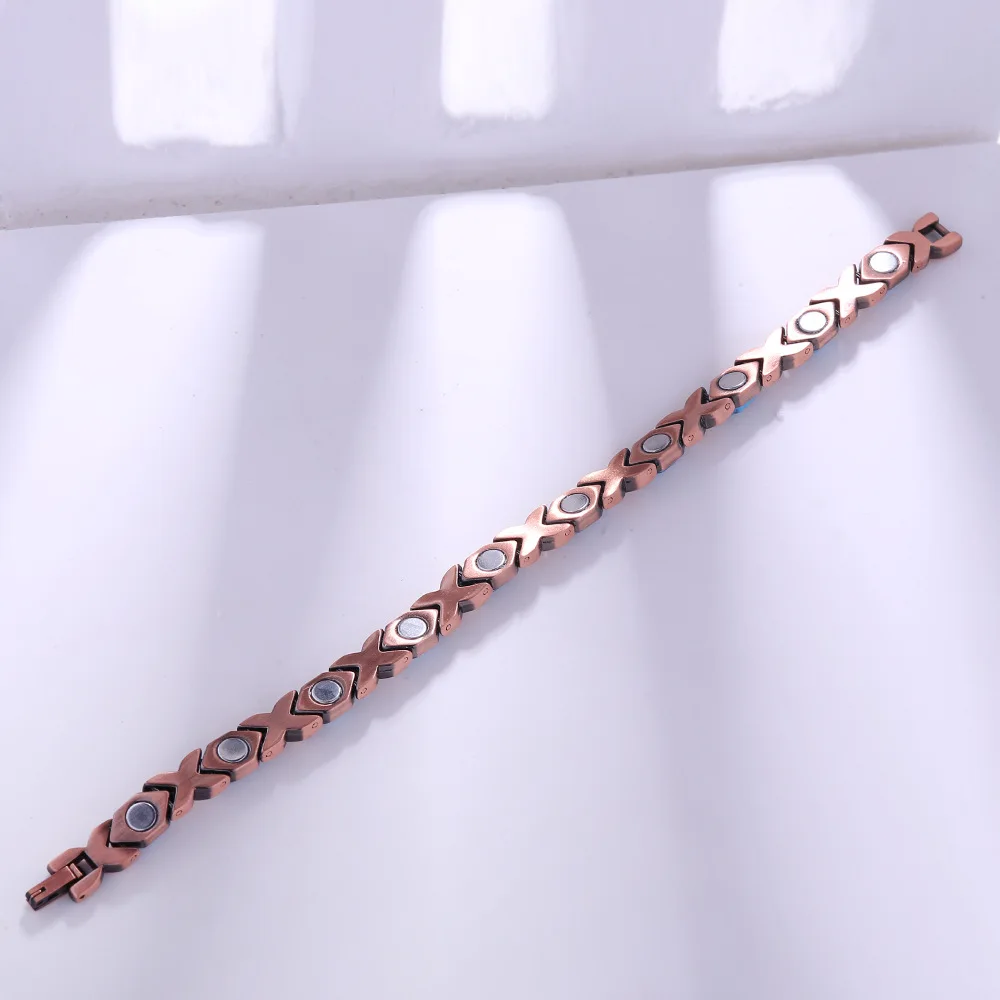 Copper Bracelet for Women for Arthritis and Joint Turquoise Magnetic Therapy Bracelets Mother Mom Girlfriend Jewelry Gifts