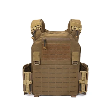 1000d Nylon Chaleco Tactico Vest Ranger-Green Tactical Gear 25x30cm Plate Carrier Molle Tactical Vest for Outdoor Hunting 5