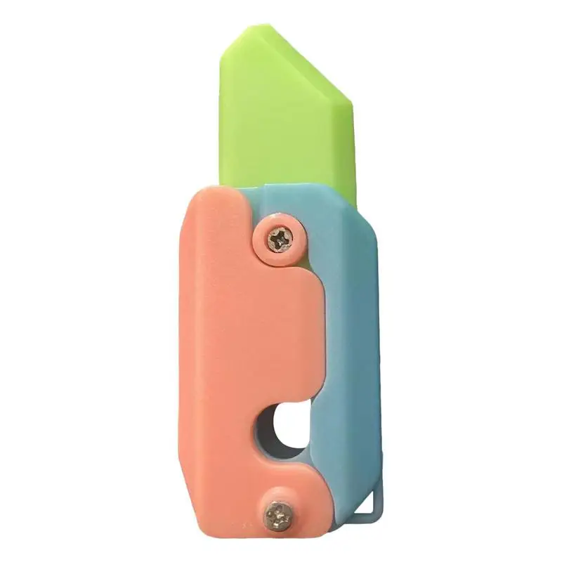 

Pushing Knives Glow-in-the-dark Carrot Joke Trick Toy Halloween Props Fake Bladee Disappearing Daggers Knives False Trick Gadget