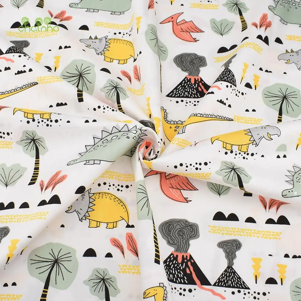 Chainho,Printed Twill Cotton Fabric,DIY Sewing & Quilting