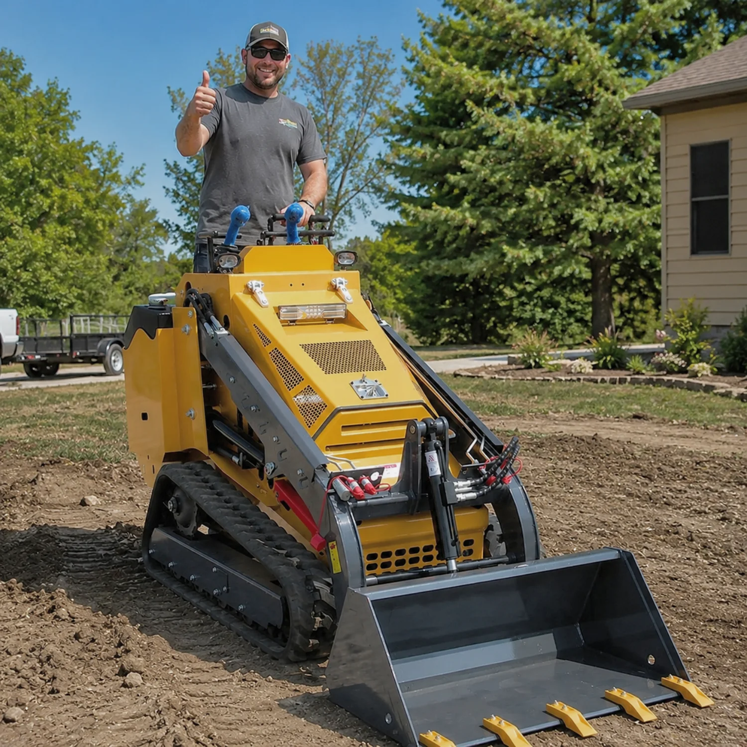 Maßgefertigter Kompaktlader, Mini-Kompaktlader, Kompakter Radlader, Kleiner Baumaschinenlader, Landwirtschaftliche Maschinen, CE EPA