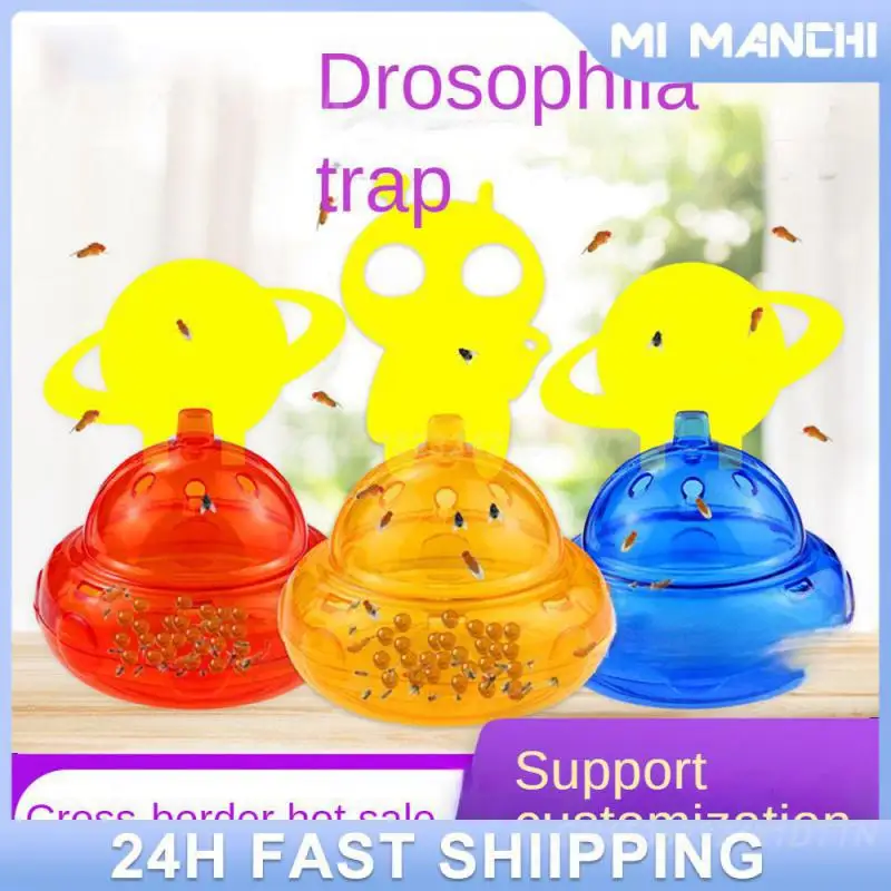 Fly Wasp Trap Pendable Yellow Fruit Fly Trap Nsect Reject Strumento Per Il Controllo Dei Parassiti Fly Trap Killer Conveniente Trappola Drosopila In P