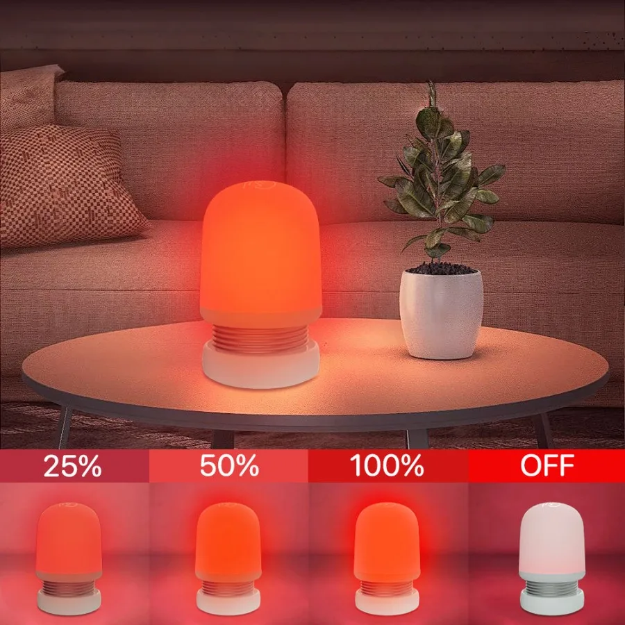 Red & Amber LED Night Light – Rechargeable Sleep Lamp with Adjustable Brightness S9e425029de804e6886ec6b3a7c966b04E