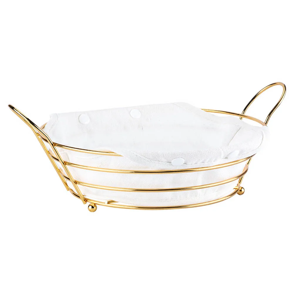 

Exquisite Decoration Fruit Storage Baskets Desktop Elegant Touch Bread Fruits Home Kitchen Office Snack Storage