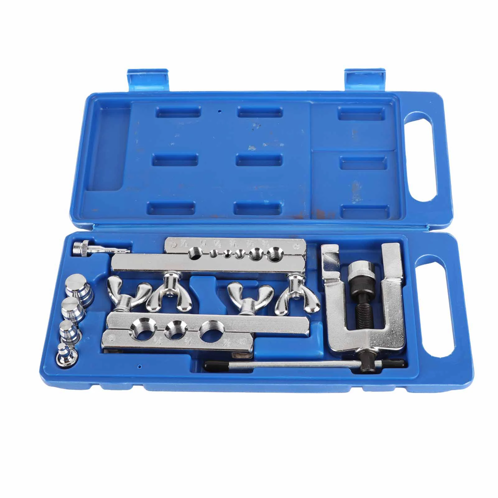 כלי הרחבת צינור נחושת HVAC Flaring Swaging Tool Kit מערכת מטרית צינור נחושת ארגונומי צינור הרחבה צינור ידני