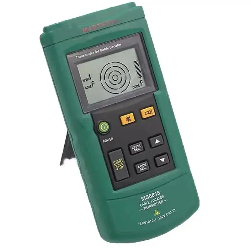 Mastech LAN 네트워크 케이블 테스터 전화 와이어 트래커 파이프 위치 감지기, Cat5 Cat5E Cat6 Cat6E RJ45 RJ11 용, MS6818