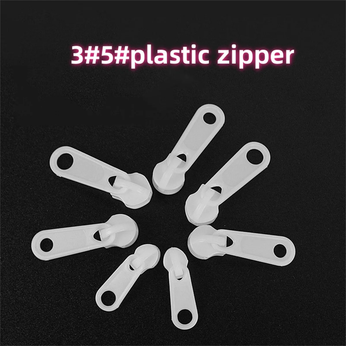 (10pcs) 3#5#plastic zipper head