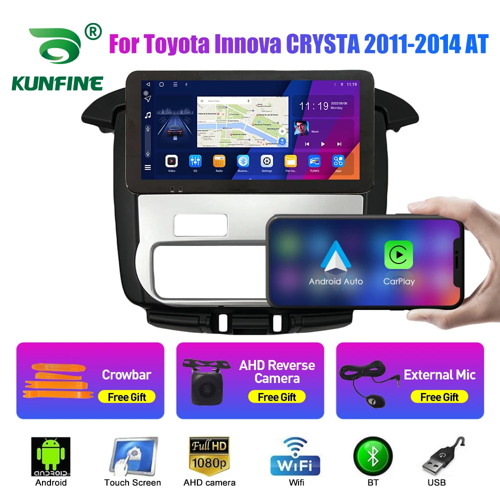 

10.33 Inch Car Radio For Toyota Innova CRYSTA AT 2Din Android Octa Core Car Stereo DVD GPS Navigation Player QLED Screen Carplay