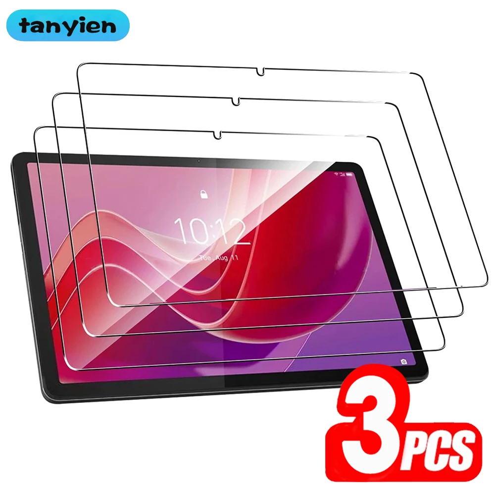 

(3 Pack) Tempered Glass For Lenovo Tab M11 2024 TB-330FU TB-331FC Tablet Screen Protector Film For Xiaoxin Pad 2024 11- inch