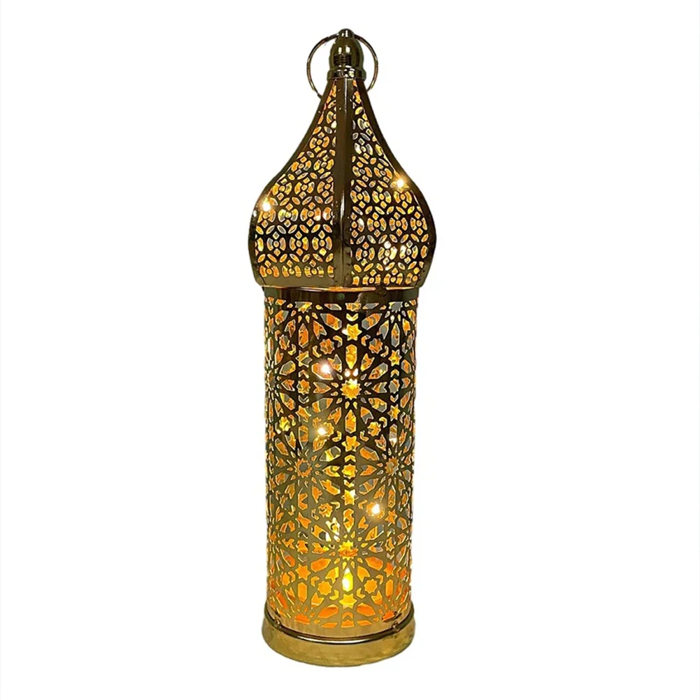 

Home Décor Iron Ornaments Moroccan Ramadan Ron Lanter Table Decoration Golden Hollow Home Decoration Brand New