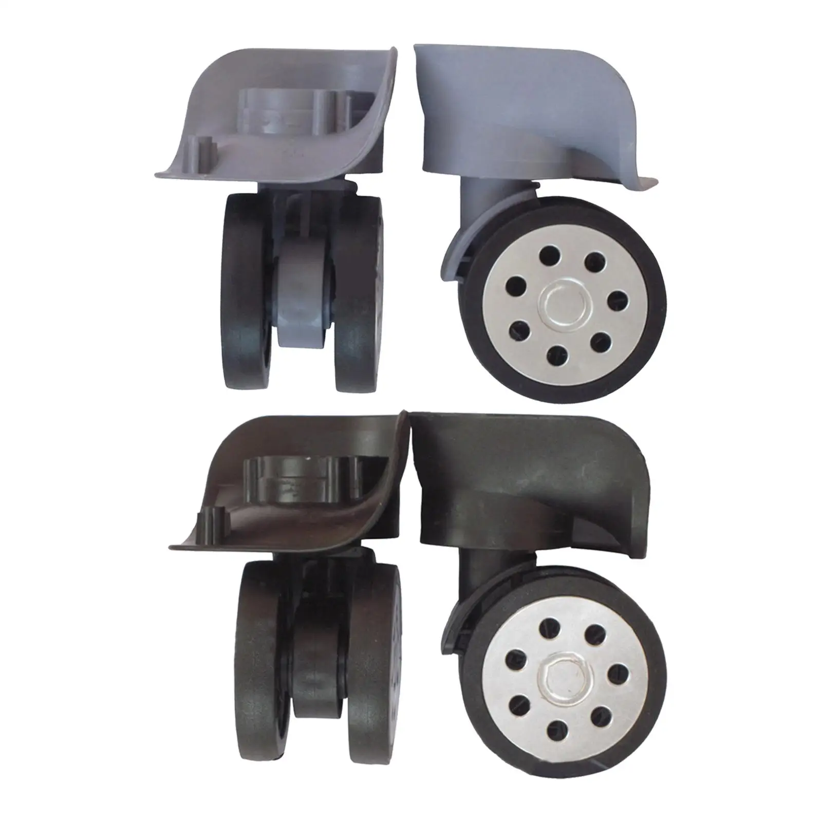 

2x Luggage Replacement Wheels Wear Resistant Trolley Case Suitcase Wheels