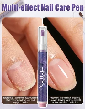 Penna per la cura delle unghie – Pulisce la superficie, ammorbidisce le cuticole, prepara le unghie per il nail art.