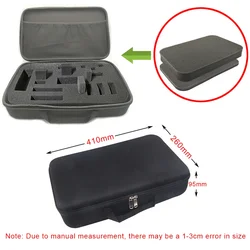 EVA Hard Protective Tool Carry Case - Shockproof Watch and Tool Storage Organizer with Canvas Shell and Zipper Closure (No.8 2 Layer)