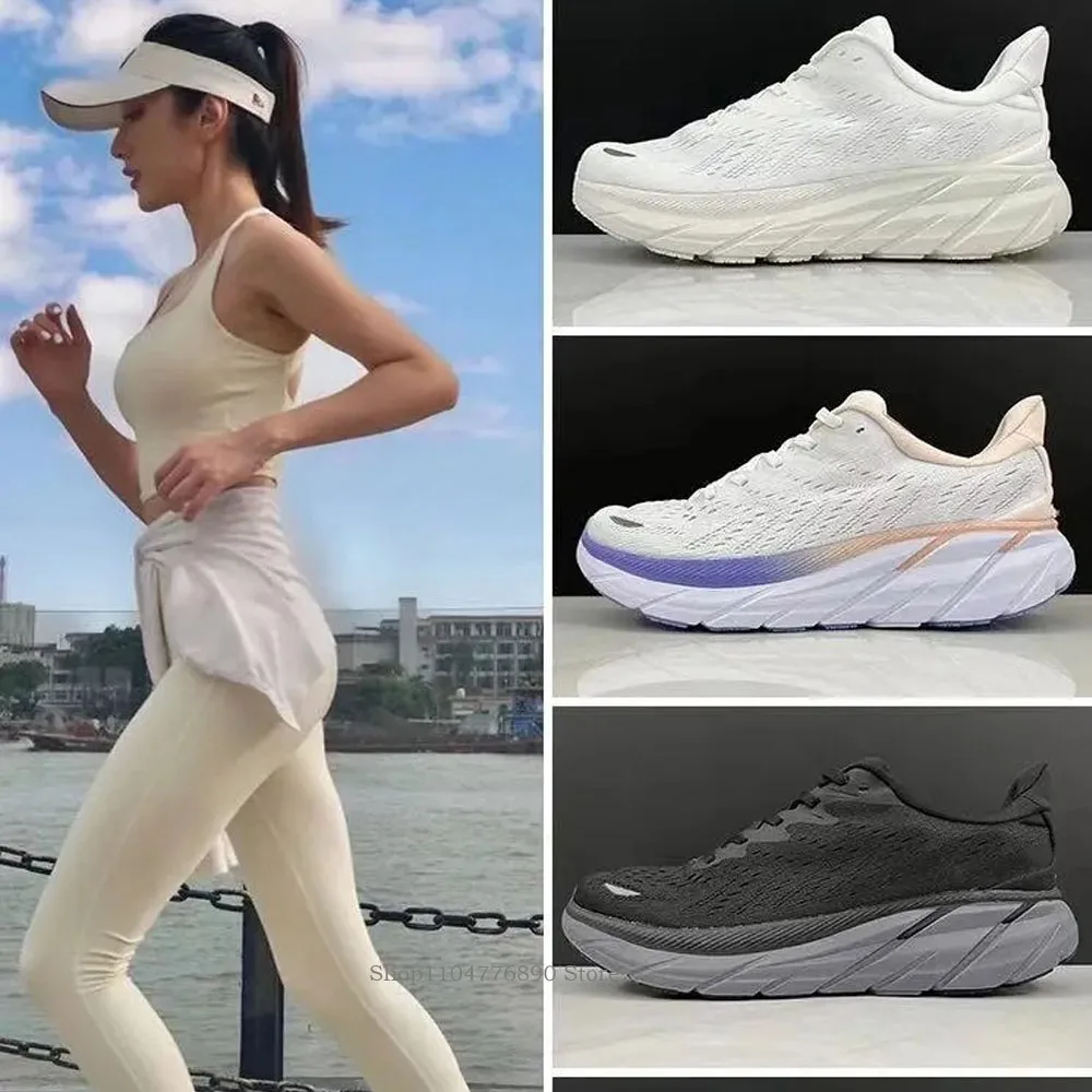 Brand Sneakers Clifton 8 Running Shoes Light Outdoor Sports Trainers Lifestyle Shock Absorption Athletic Shoes For Men And Women