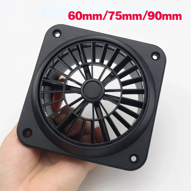 Webasto Eberspacher 히터용 블랙 자동차 에어컨 배출구, 선풍기 에어컨 통풍구 포함, 60mm, 75mm, 90mm