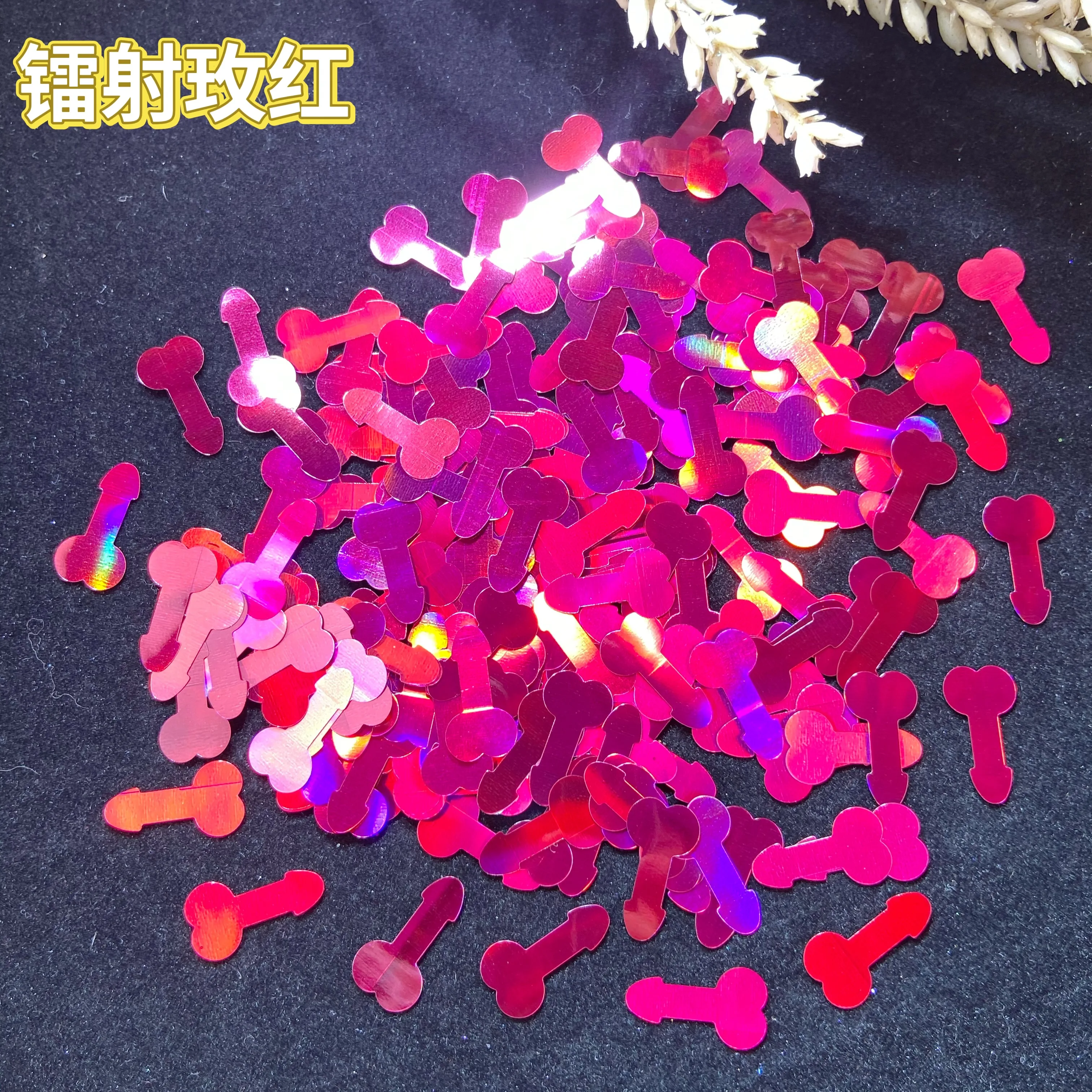 KXY PrettyG 10g Penis Dicks Shape Glitter for Resin DIY Making Body Art Craft Makeup Decoration Accessories nail glitter nail decoration body glitter