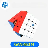 GAN460M 4x4 Speed Cube GAN 460M 4x4x4 Magnetic Speed Cube GAN460 M Professional Magic Cube Puzzle Toys for Kids 2