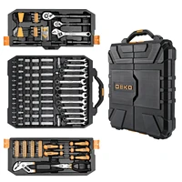 DEKO 192 pièces 198 pièces ensemble d'outils de réparation de voiture professionnel clé à cliquet tournevis douille Kit d'outils mécaniques avec boîte de fraisage par soufflage 1