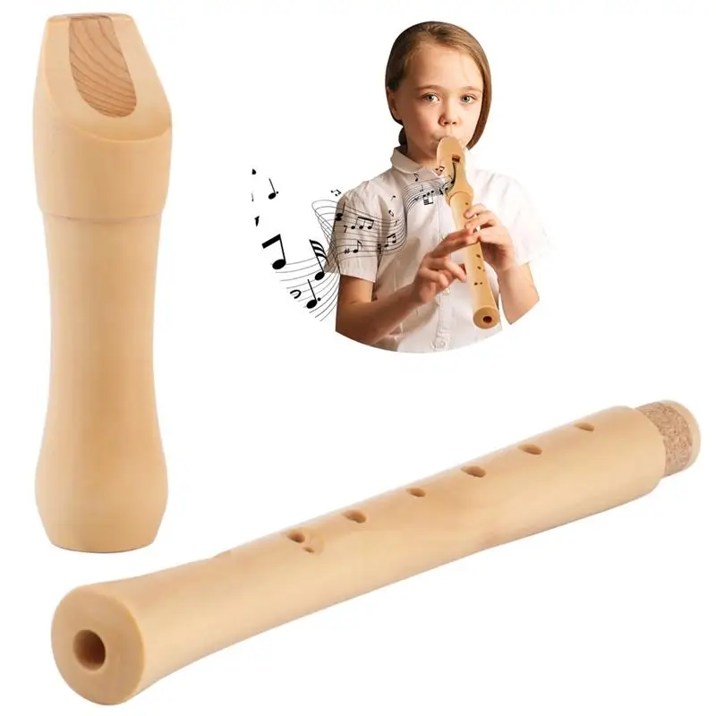 Wooden Blockfl&ouml;Te Soprano Recorder Instrument With Hard Case Baroque Fingering C Key Britain-Style Wooden Recorder Instrument