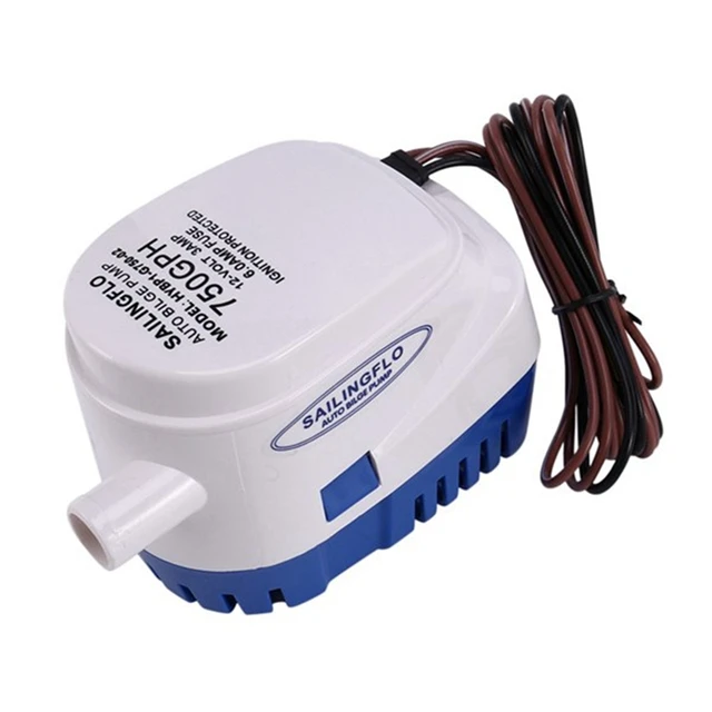 SAILINGFLO 12V 750GPH Automatic Boat Bilge Pump DC Submersible Electric  Water Pump Bass Boat Accessories Small 12V Volt Auto A - AliExpress