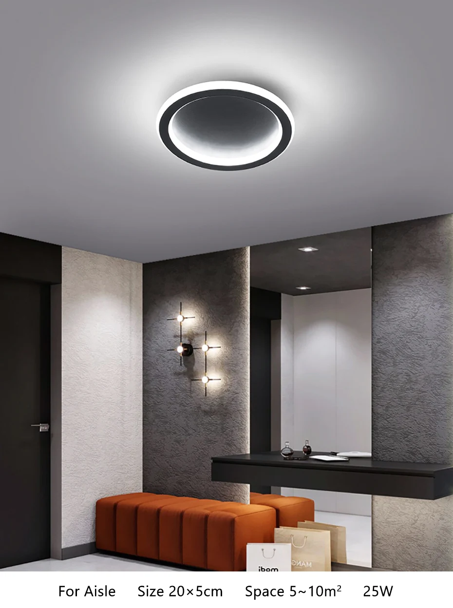 Luzes de Teto Formas Moderna Luminária Superfície Montado 110v 220v Controle Remoto Lâmpada Sala Estar Quarto Cozinha 4 Led 9 Computers & Electronics