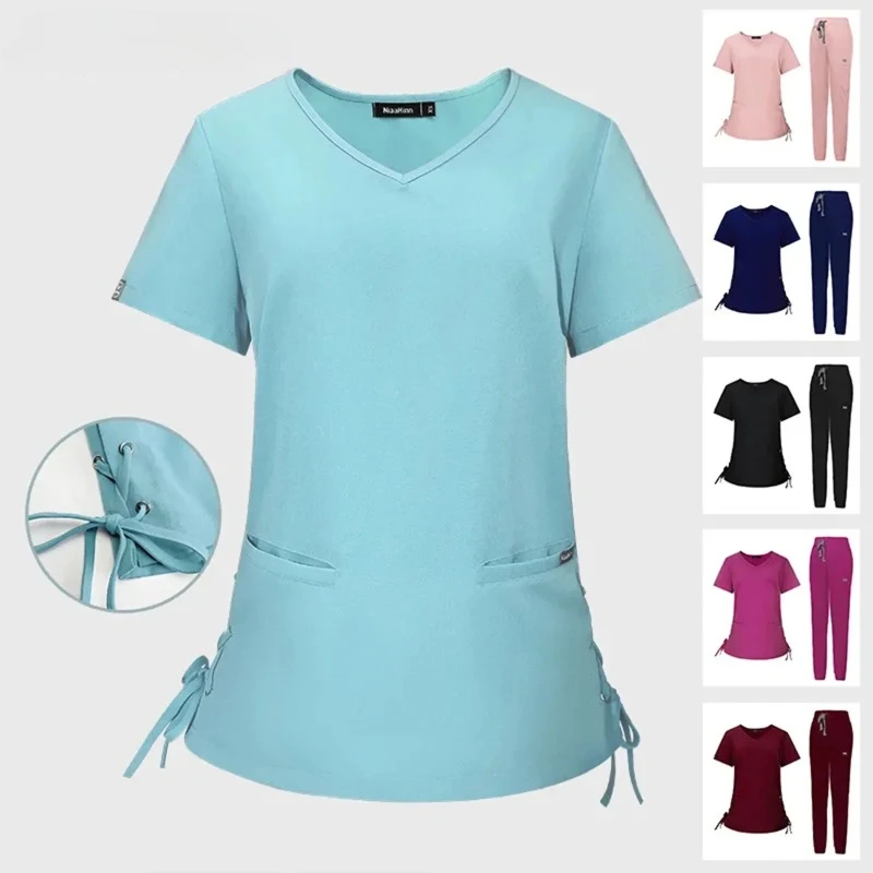 

New Operating Room Medical Uniform Scrubs Hospital Working Scrubs Set Medical Supplies Nurse Dental Surgery Suit Workwear