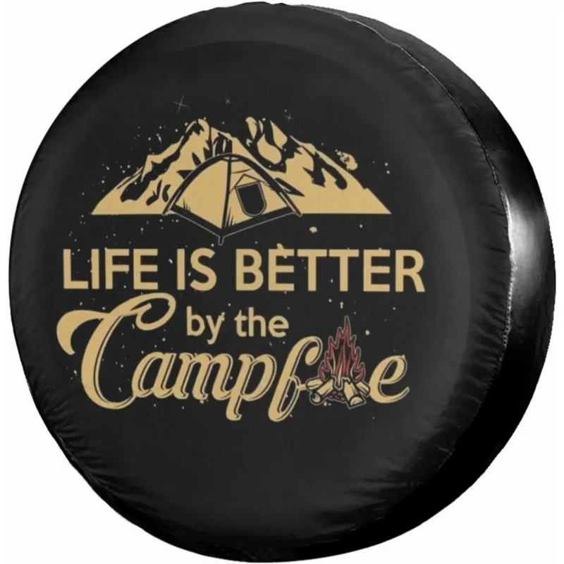 

Чехол для запасных шин Life Better, Пыленепроницаемый Чехол для колесных шин подходит для трейлеров, домов на колесах, внедорожников и многих транспортных средств, 14 15 16 17 дюймов