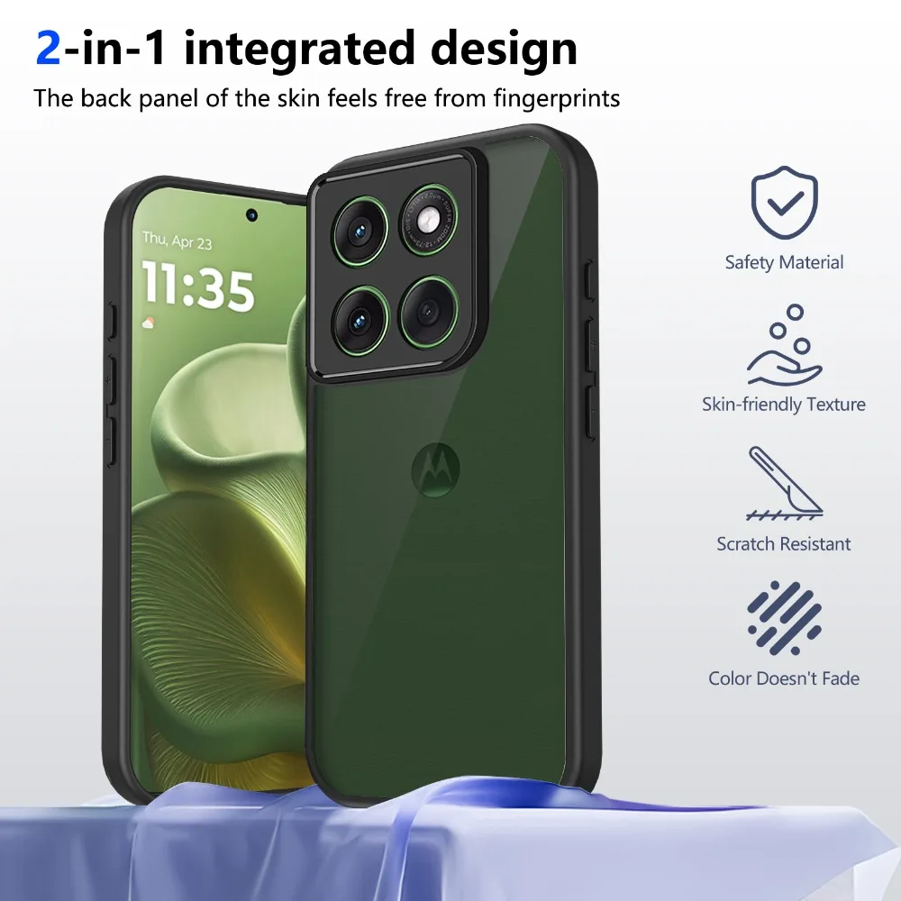 Ultra-Thin Matte Translucent TPU+PC Protective Case