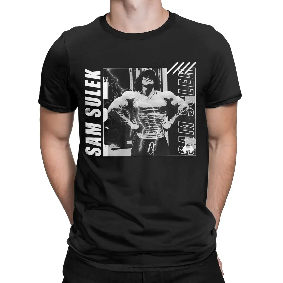 

Sam Sulek Real Lifter T Shirts for Men Pure Cotton Fashion for Male T-Shirts O Neck Funny Memes Tees Short Sleeve Clothes