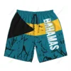 Men's Bahamas Flag Beach Pants Board Shorts Surfing Boys Soccer Cycling Swimwear Running Polyester 4