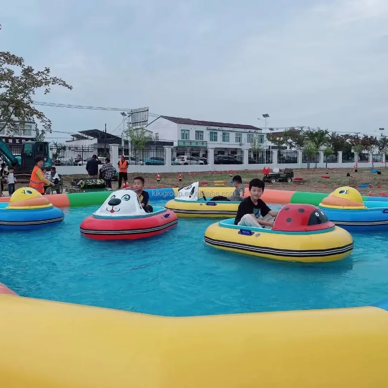 New Design Good Quality for Kids or Adults New Inflatable Electric Water Bumper Boats Cars