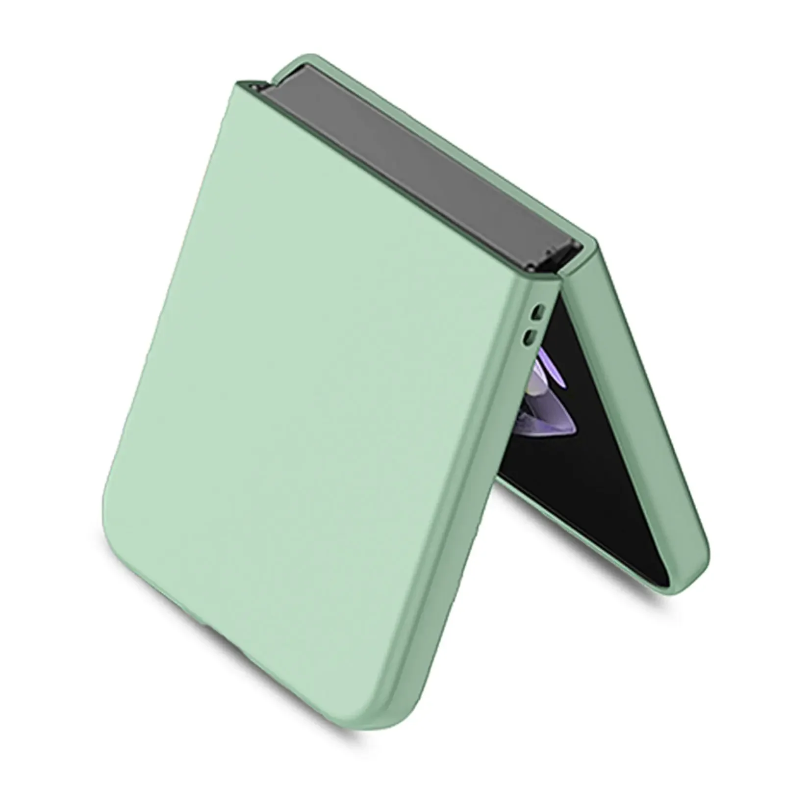 Handyhülle für Samsung Galaxy Z Flip 5 5G mit rückseitigem Glasschutz aus Kunststoff_voghion.com