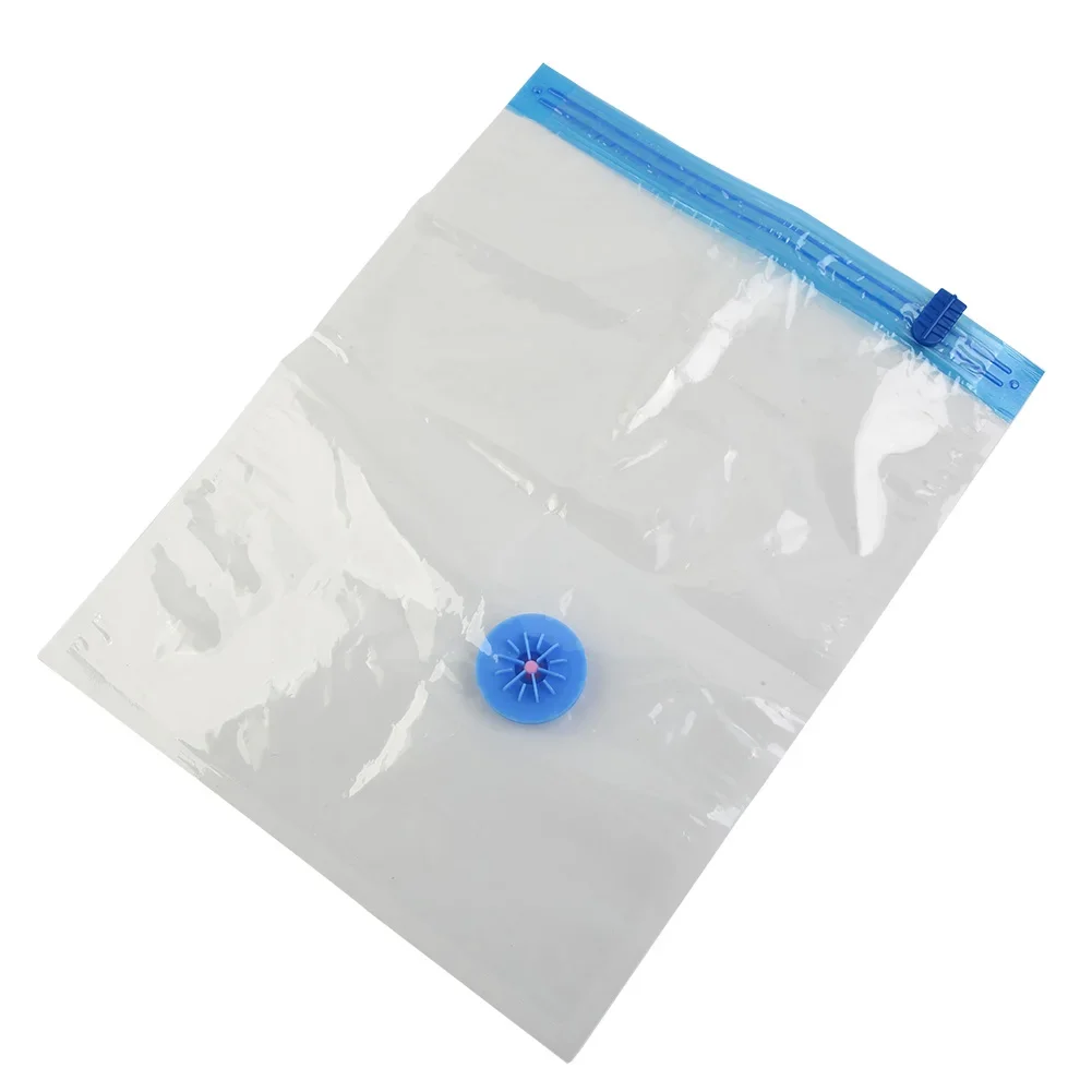 

Transparent Vacuum Storage Bags Portable Compression Bag 30x40cm-100x120cm Folding Compressed Space Saving Clothes Organizer