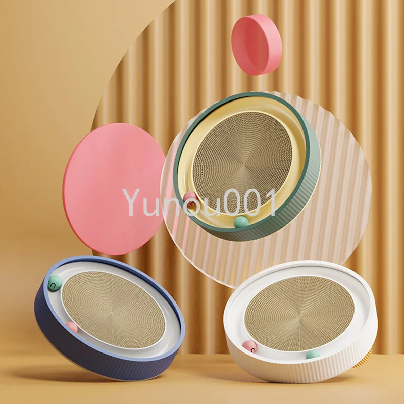 

Светильник Роскошная доска для кошек с шариком, многоцветный вращающийся стол, износостойкий и не падающий мусор, игрушка для домашних животных