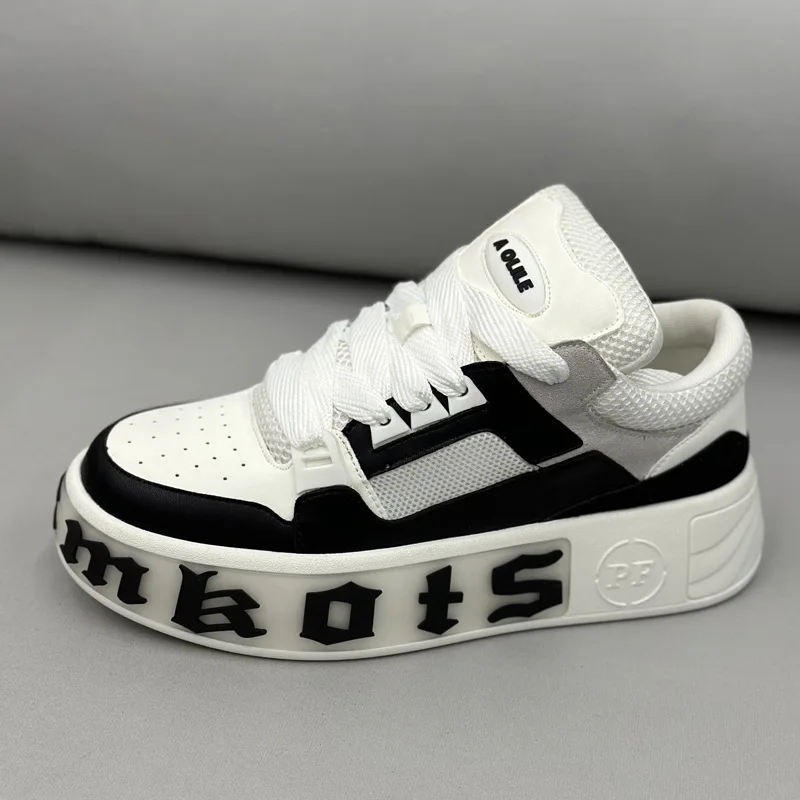 VersatileinsUniqueFashionable Comfortable Casual Shoes Trendy Letter Mens Thick Bottomed Height Increasing Shoes Breathable Rubb