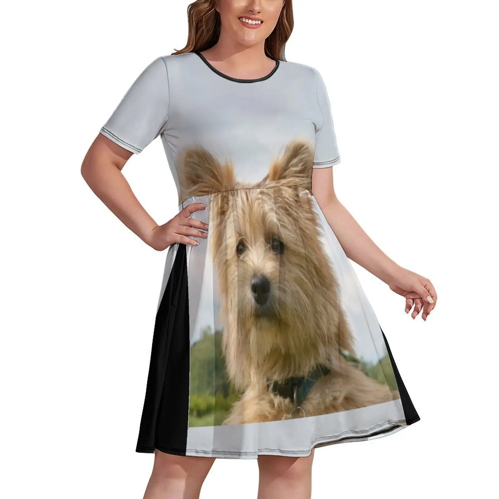 

Cairn Terrier Dress Summer women's clothing Long dress dresses for women 2024 luxury designer party dresses with long sleeves