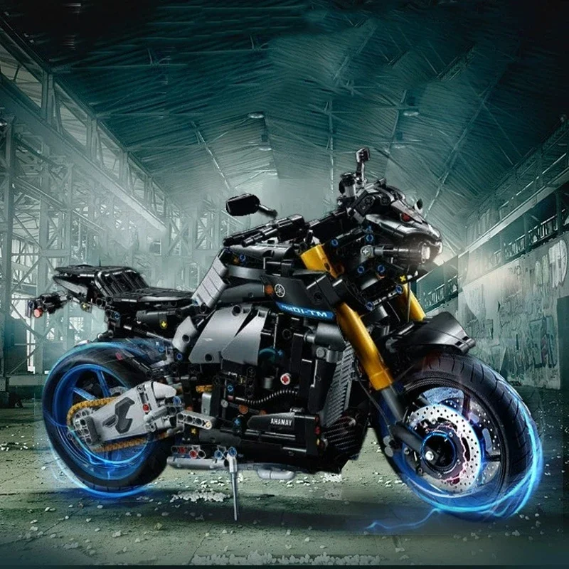 42159 MT-10 SP Yamahas Racing Motorcycle Building Blocks Kit Model Speed Motorbike Bricks Toys Gifts for Kids