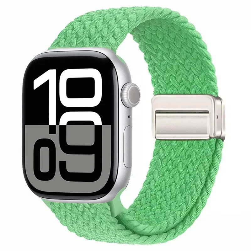 Nylon Braided Magnetic Strap for Apple Watch - Comfortable and Stylish Design