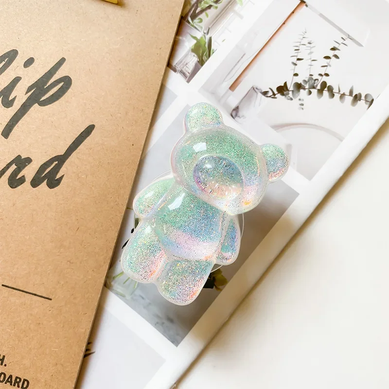 Korea Glitter Bear Phone Holder & Foldable Stand