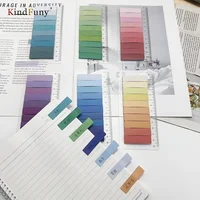 KindFuny 1200pcs Gradient Index Memo Pad Posted It Sticky Notes Paper Sticker Notepad Bookmark School Supplies Kawaii Station 1